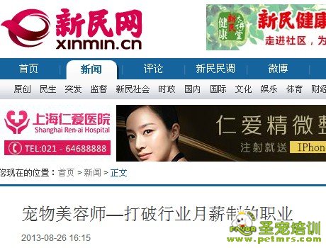 新民網報道圣寵學校