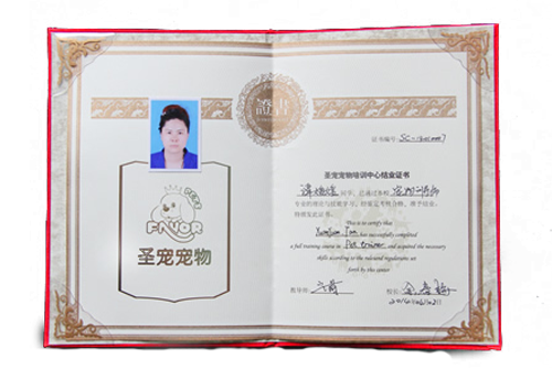 寵物訓(xùn)導(dǎo)師證書